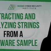 Extracting And Analyzing Strings From A Malware Sample