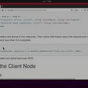 ROS Tutorial 14 Build And Run Server And Client Nodes Cpp