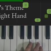 Giorno S Theme Easy Piano Right Hand