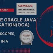 Oracle Java Certification Variables And Scopes In Java Java Certification Tutorial Corejava