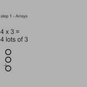 Key Stage 1 Multiplication Arrays