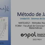 Método De Jacobi Y Gráfica Con Python