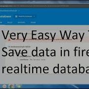 How To Save Data In Firebase Realtime Database In Android Studio Part 1