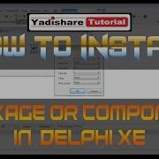 How To Install Delphi Comport Library Or Component