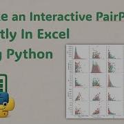 How To Create An Interactive Seaborn PairPlot Directly In Excel Using Python