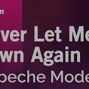 Never Let Me Down Again Depeche Mode Karaoke Version KaraFun