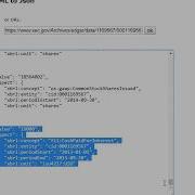 XBRL REST API From XML To Json Via URL