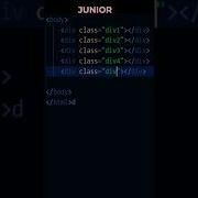 Senior Developer Vs Junior Developer Tutorial HTML CSS