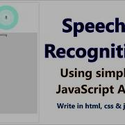 Speech Recognition Tool Using JavaScript HTML CSS JS Speech Recognition
