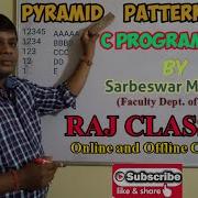 PYRAMID PATTERN PRINTING IN C PROGRAMMING PYRAMID PATTERN PART 2 Star Pattern Number Pattern
