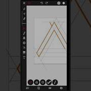 How To Create Penrose Triangle In VectorInk Mobile App 3dtriangle Penrose Vectorink Logo