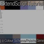 After Effects Scripting Tutorial Colour Scheme Generator