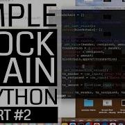 Creating Blockchain With Python 2 Adding New Transaction