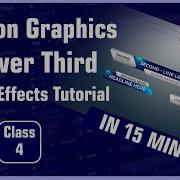 Create Lower Thirds In After Effects Tutorial Complete