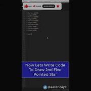 Python Turtle Graphics Design Draw 2 Five Pointed Stars Shorts Coding Programming
