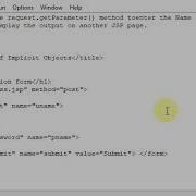 JSP Program Using The Request GetParameter Method To Enter The Name And Password