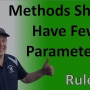 Rule 14 Methods Should Have Few Parameters