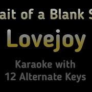 Lovejoy Portrait Of A Blank Slate Karaoke Instrumental Lower Higher Female Original Key
