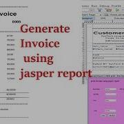 How Create Invoice Using Jasper Report In Java Netbeans Create Bill Using Jasper Report