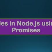 Node Js Tutorials 10d Node File Fs Promises Synchronous File Handling In Node With Promises
