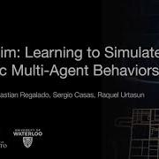 CVPR 2021 TrafficSim Learning To Simulate Realistic Multi Agent Behaviors