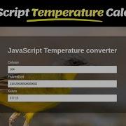 Build A JavaScript Temperature Converter Celsius To Fahrenheit Kelvin Beginner Project