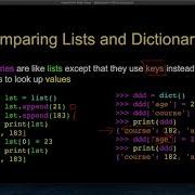 Python Chapter 9 Dictionary Part 2