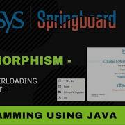 Method Overloading Assignment 1 Programming Using Java Infosys Springboard