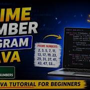 Prime Number Program In Java Java Tutorial For Beginners
