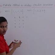 Matrix Method To Calculate Circular Convolution