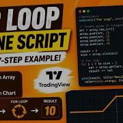 TRADINGVIEW PINE SCRIPT FOR LOOP TUTORIAL
