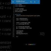 BUBBLES IN PYTHON PROGRAMMING PYTHON PROJECTS