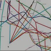 Force Directed Graph Of London Underground Including CrossRail Using D3