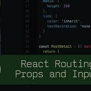 React Routing Props And Inputs P5D91 Live Coding With Jesse