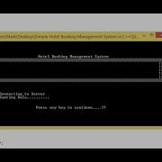 Simple Hotel Booking Management System In C