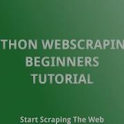 Basic Webscraper Get Info From The Web With Python