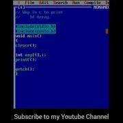 C Program To Print Number Using 1D Array Shorts Reels Coder Coding Code