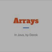 Beginner S Java Tutorial One Dimensional Array