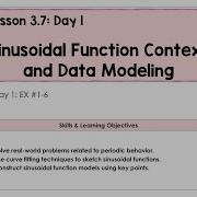 3 7 A Sinusoidal Function Context Data Modeling Video