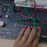 Binary To Grey Code Converter Using Breadboard IC 7486