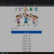 WEB Development Simple Multiplication Table Generator Using PHP