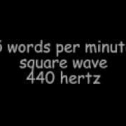 Paris Morse Code Test At 5 Wpm