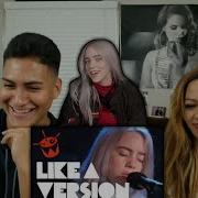 MOM REACTS TO BILLIE EILISH COVERS MICHAEL JACKSON Bad FOR LIKE A VERSION