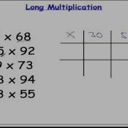 Long Multiplication Grid Method