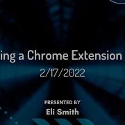 Creating A Chrome Extension Part 1