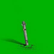 Missile Attacks Missile Explosion Green Screen HD 2022