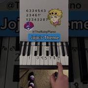 Jojo Piano Easy Tutorial