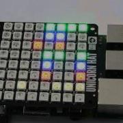 Binary Clock Using A Unicorn HAT