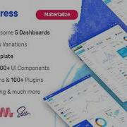 MatPress Materialize Admin Template Themeforest Website Templates And Themes
