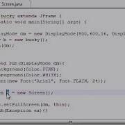 Java Game Development 5 Creating A Full Screen Display